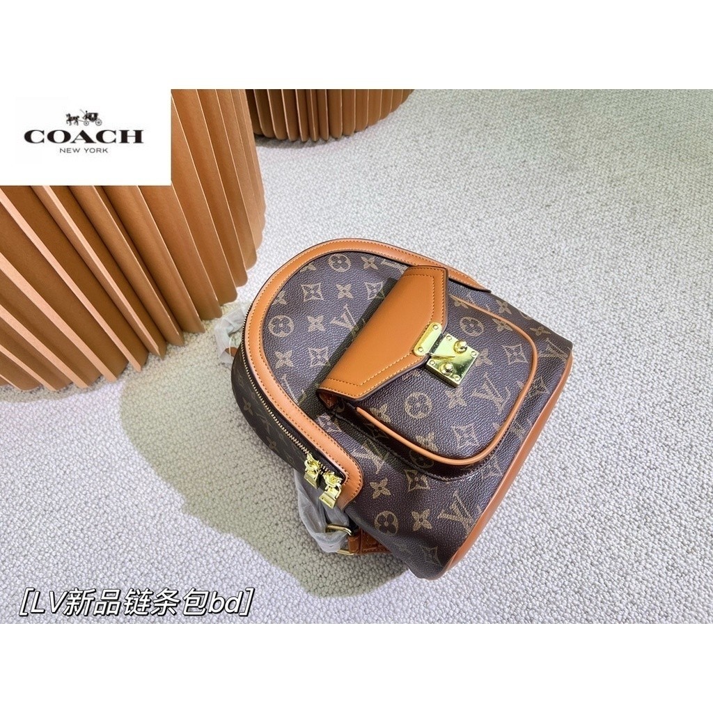 กระเป๋า COACH lvmk เป้สะพายหลังผ้าวินเทจคลาสสิกระบายอากาศไมโครไฟเบอร์เรียนรู้ที่สวยงามสวยงาม oc42