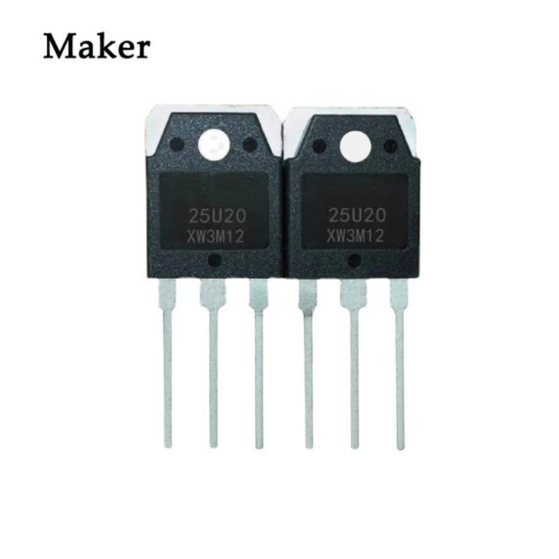 วงจรเรียงกระแสไดโอด เครื่องเชื่อมอินเวอร์เตอร์ 25U20 TO-3P 25A200V