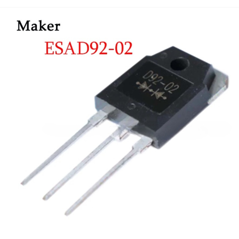 ทรานซิสเตอร์ไดโอดเรียงกระแส D92-02 92-02 20A200V TO-3P สําหรับเครื่องเชื่อม