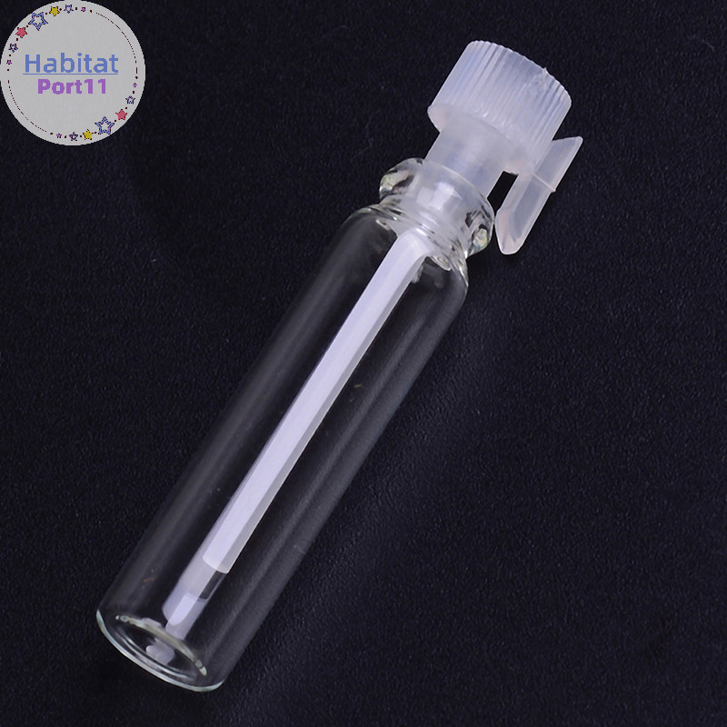 Habitatport 10/50ชิ ้ นมินิ 1ml ขวดแก ้ วขวดห ้ องปฏิบัติการเปล ่ าน ้ ํามัน th