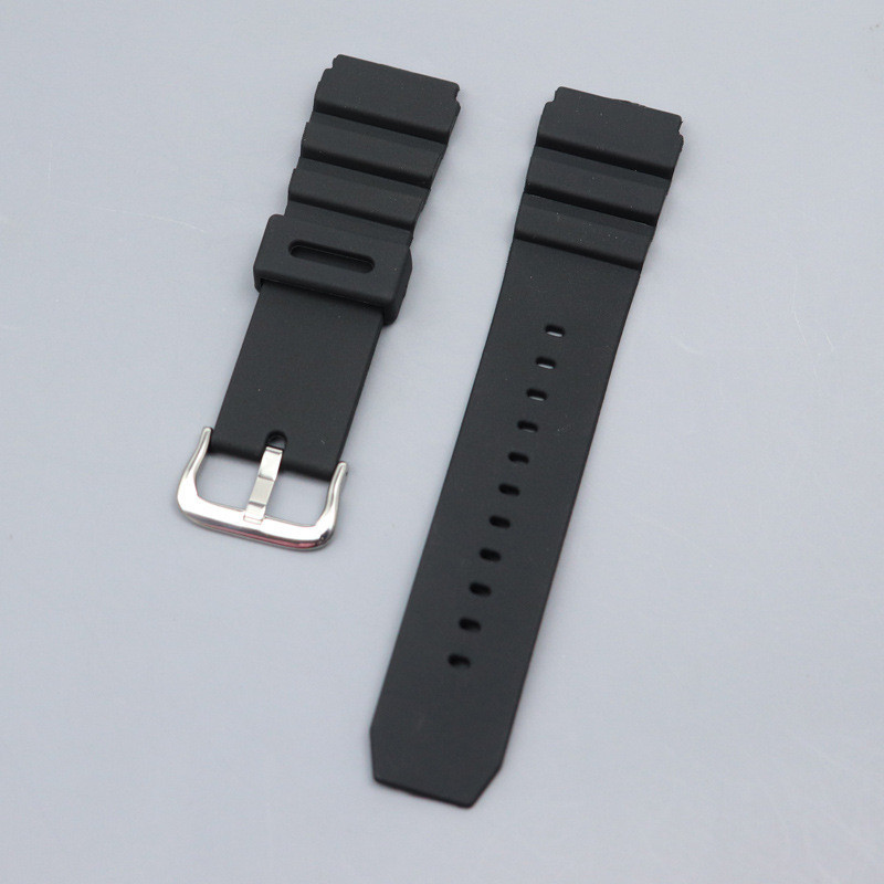 สายนาฬิกาข้อมือซิลิโคน 22 มม. สีเขียวส้ม สําหรับ Casio MDV-106 MDV-107 MTP-VD01D efr-303l