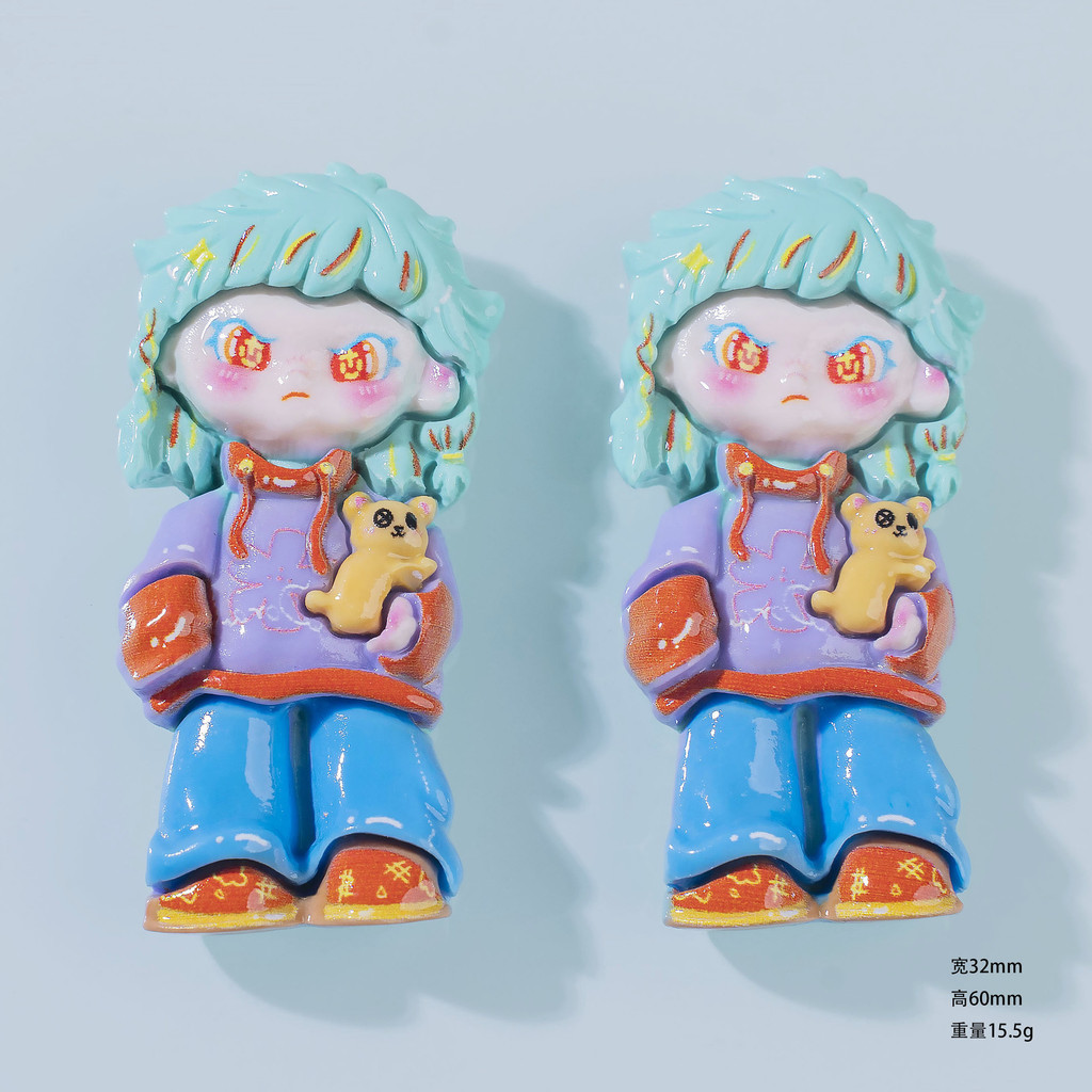 [17 #] จี้เรซิ่น รูปหมู Dora Cross-Dressing สําหรับตกแต่งเคสโทรศัพท์มือถือ รองเท้า diy ZQ