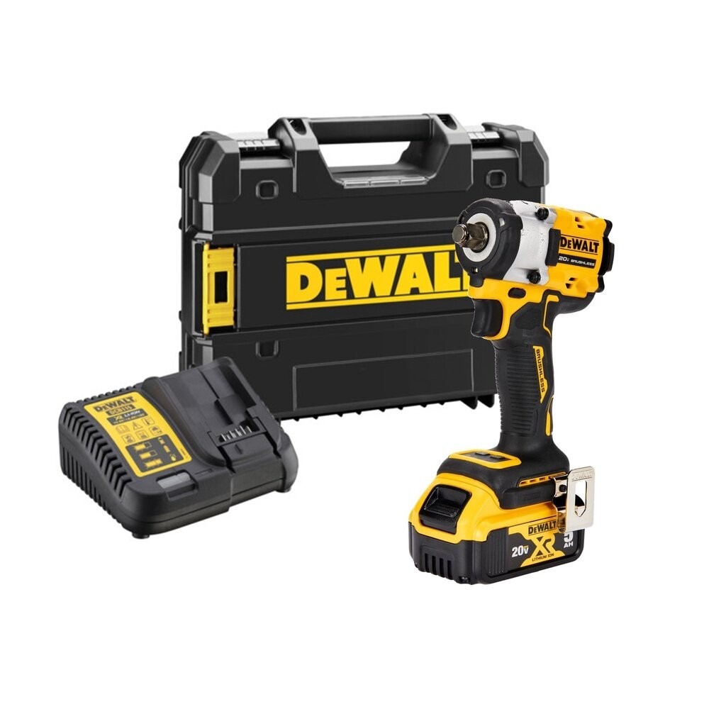 DEWALT บล็อคกระแทกไร้สาย ไร้แปรงถ่าน Atomic 20V Max 1/2 นิ้ว 406Nm DCF921P1-B1