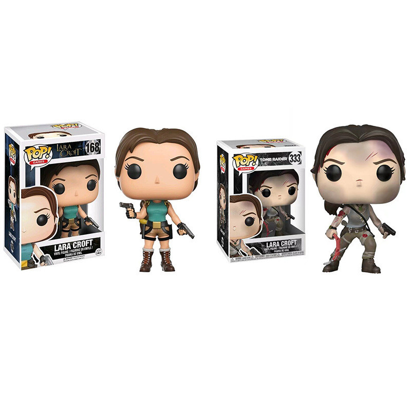 ฟิกเกอร์ Funko POP Games: Tomb Raider Lara Croft ของเล่นสําหรับเด็ก 168 333