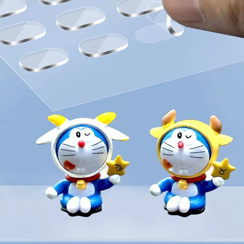 100pcs กาวติดโมเดล สติกเกอร์ใส กาวสองหน้า ติดโมเดล ลอกออกได้  ไม่เป็นคราบ กาวติดโมเดล สติกเกอร์ตั้งโมเดล - รูปที่ 7