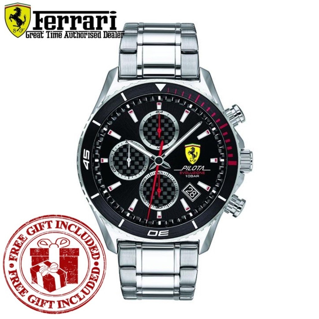 นาฬิกาข้อมือ Scuderia Ferrari 0830772 นักบิน EVO