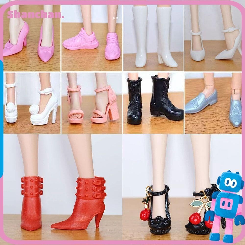 Shanchan รองเท้าส้นสูง 1/6 30 ซม. 9 รูปแบบ คุณภาพสูง อุปกรณ์เสริม สําหรับตุ๊กตา