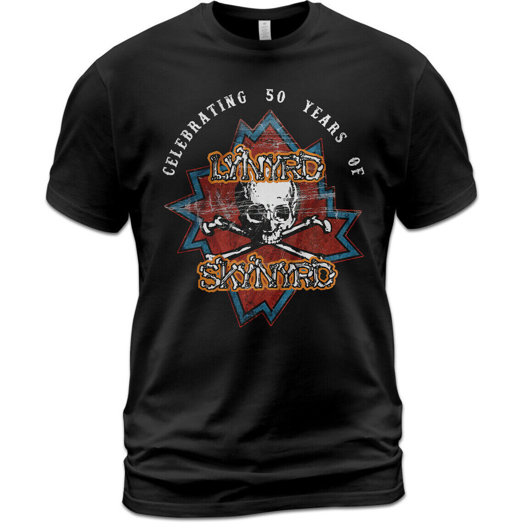 Celebrating 50 Years Of Lynyrd Skynyrd At Ryman Auditorium เสื้อยืดผ้าฝ้าย Unisex
