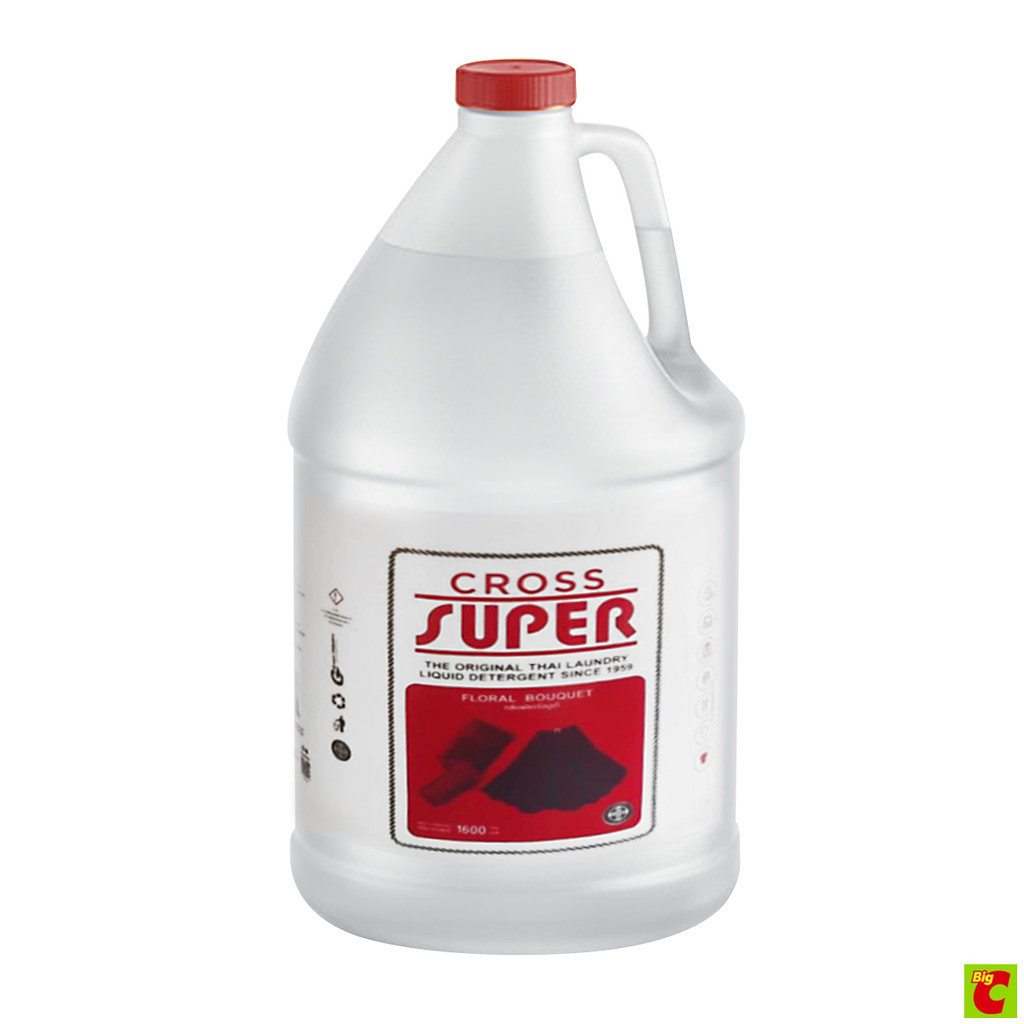 ครอส ซุปเปอร์ ผลิตภัณฑ์ซักผ้าสูตรเข้มข้น 1600 มล.