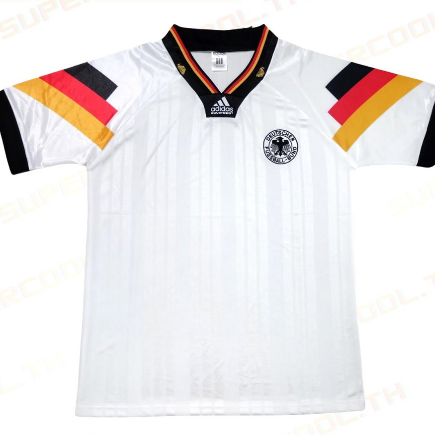 Germany 1992/1994 Home เสื้อบอลเยอรมันย้อนยุค เสื้อเยอรมันย้อนยุค เหย้า เสื้อบอลเยอรมันรุ่นเก่า