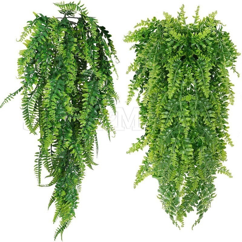 [ Featured ] เถาวัลย์ใบเฟิร์นปลอม สีเขียว สําหรับแขวนตกแต่งระเบียง สํานักงาน โรงแรม งานแต่งงาน DIY