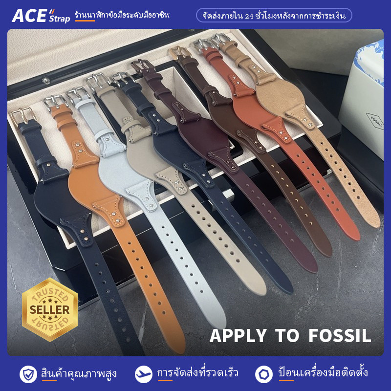 เหมาะสำหรับสายนาฬิกา FOSSIL ผู้หญิง 18mm เข้าชุด ES4114 ES4113 ES3625 ES3616 ES3838