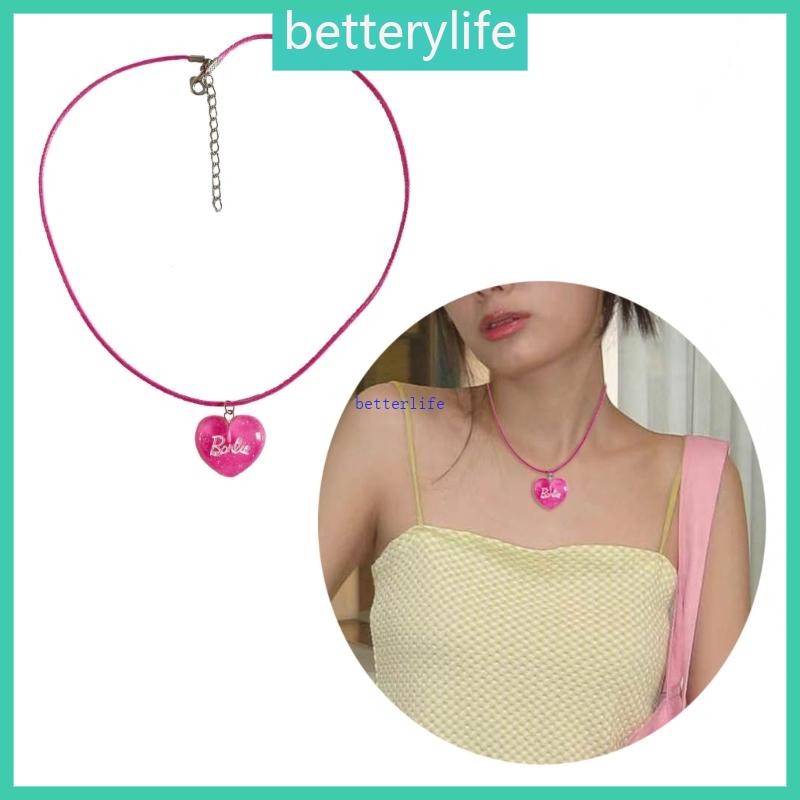 Btf สร้อยคอ Jellys Feeling Heart จี้ Hip Hop Choker สร้อยคอเจ้าหญิง Choker