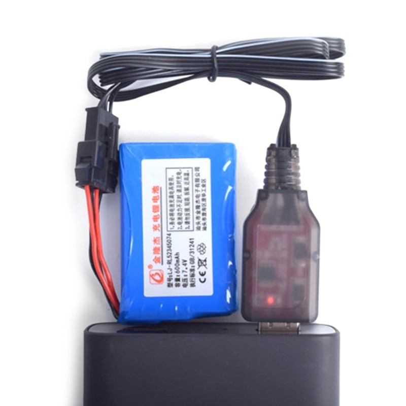 Seve สายชาร์จ USB SM4P Charger สําหรับ 7 4V ลิเธียม RCEquipment Plugs Play