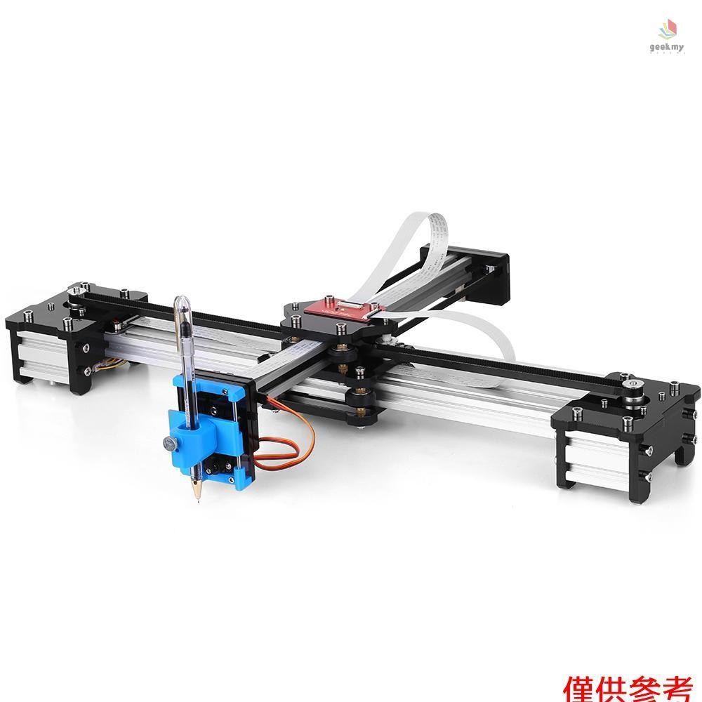 เดสก์ท็อป DIY ประกอบ XY Plotter ปากกาวาดหุ่นยนต์วาดเครื่องภาพวาด Handwriting Robot Kit 100-240V