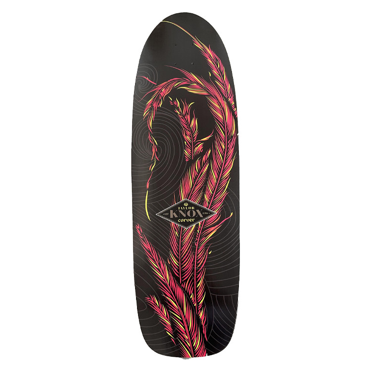 American Carver Great God Board {Phoenix Red Feather} Knox Phoenix Land Surfboard Land Chong 103 ซม.