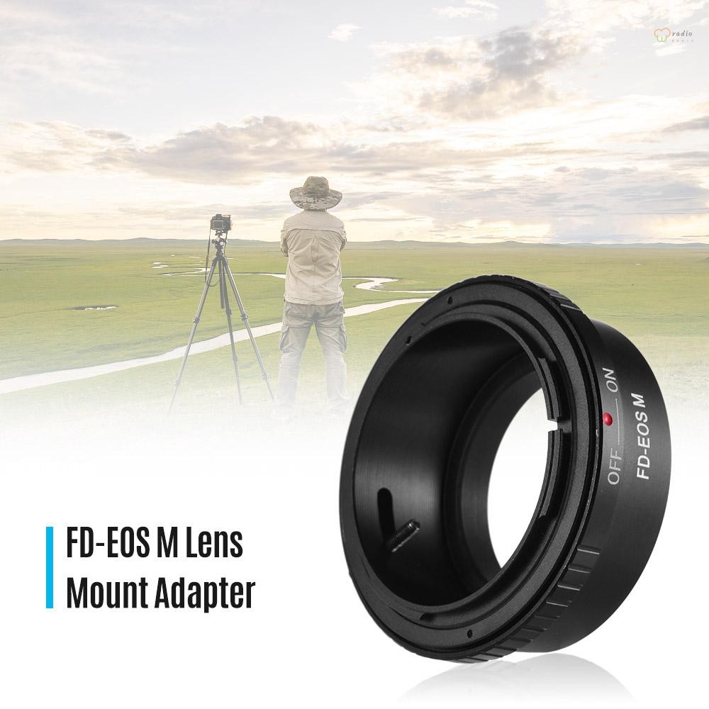 Fd-eos M เลนส์อะแดปเตอร์แหวนสําหรับ Canon FD เลนส์ Canon EOS M Series กล้องสําหรับ Canon EOS M M2 M3