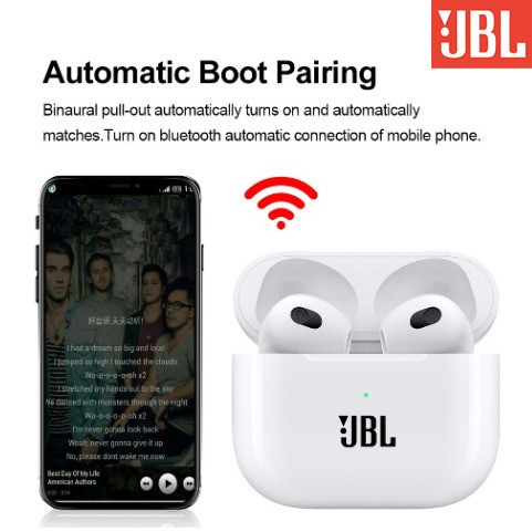 Air/inP ods 4th Gen headphones premium หูฟังไร้สายพร้อมไมโครโฟน Bluetooth earbud v5.4