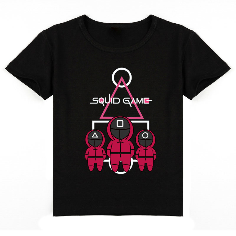 squid game 2 tshirts for kids cotton100%