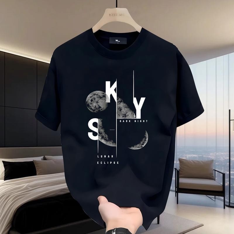 (จัดส่งตลอด 24 ชั่วโมง)Fanfei【COD】🚚เสื้อยืดผู้ชายไซส์S-3XLแฟชั่น ผ้าฝ้าย 100% ทรงหลวมสำหรับผู้ใหญ่ เสื้อคุณภาพดี แขนสั้น