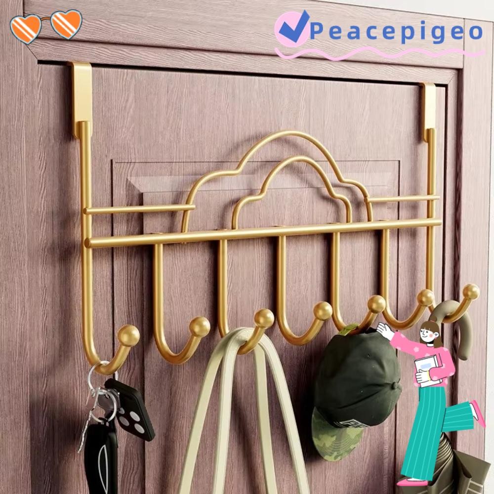 Peacepigeo ตะขอแขวนประตู, ชั้นเก็บของในบ้านมัลติฟังก์ชั่นแบบไม่มีหมัด, ชั้นวางเสื้อไร้ร่องรอยในครัวเรือนสากล