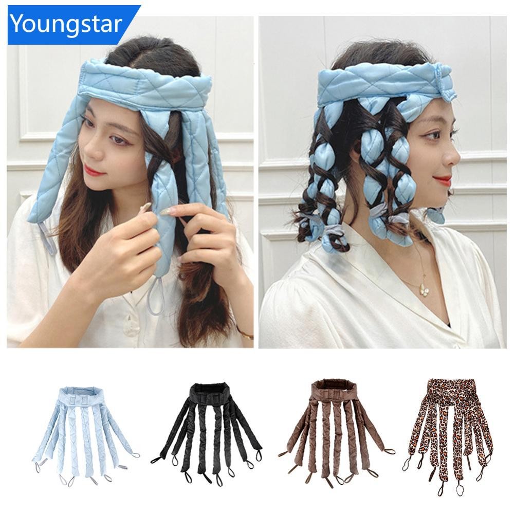 FYY หัวติดตั้งที่ถอดออกได้ Octopus Curling Iron ฟองน้ํา Heatless Sleeping Curler สบายปรับ Curling จัดแต่งทรงผมเครื่องมือ