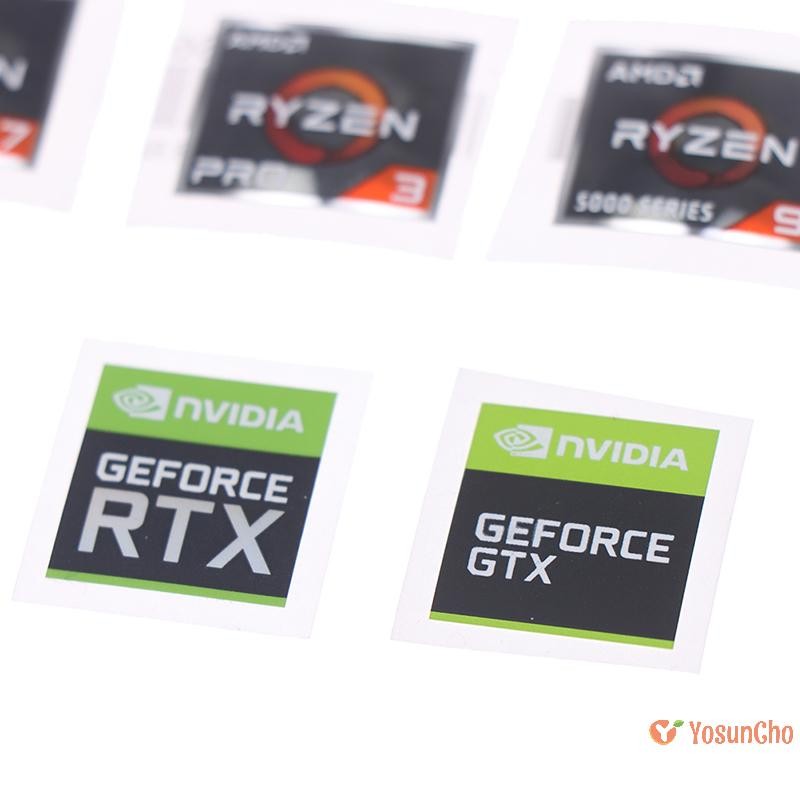 Yosunchoker] สติ๊กเกอร์ซีรีส์โปรเซสเซอร์ AMD ATHLON Ryzen R 3 5 7 Logo PRO7 Generation Label ใหม่