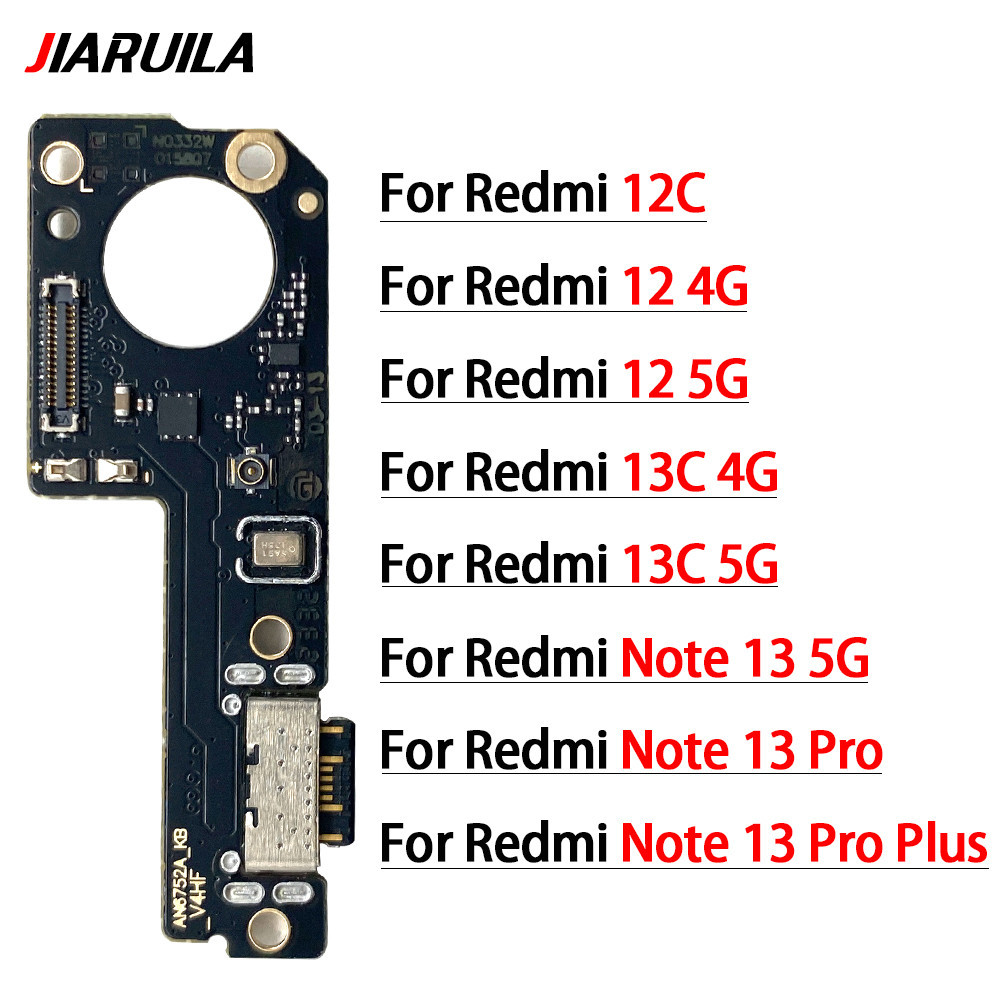 USB อะไหล่ มือถือ แพรก้นชาร์จ ตูดชาร์จ Xiaomi Redmi 12C 13C 12 4G 5G Note 13 Pro Plus