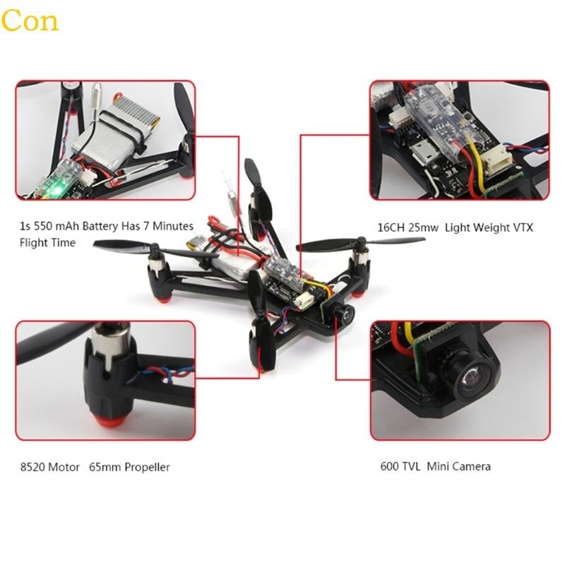 Con Q100 กรอบโดรน คาร์บอนไฟเบอร์ ขนาดเล็ก สําหรับโดรน FPV Diy