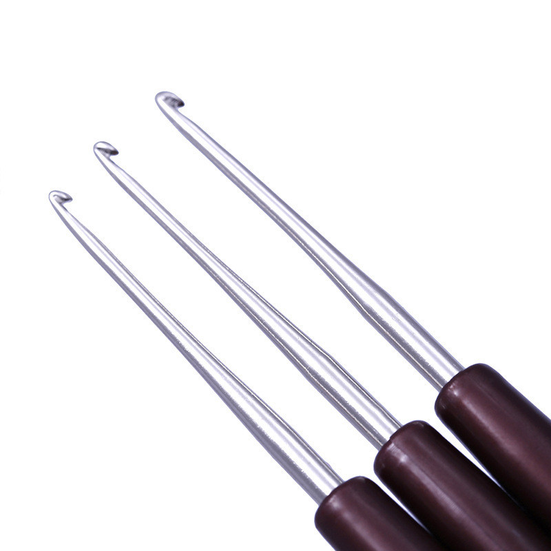 1PCS เครื่องมือถักโครเชต์ ความยาวประมาณ 14 ซม/0.5 มม-2.7 มม ไหมพรมปักเสื้อ ไหมพรม อุปกรณ์ถักไหมพรม - รูปที่ 2