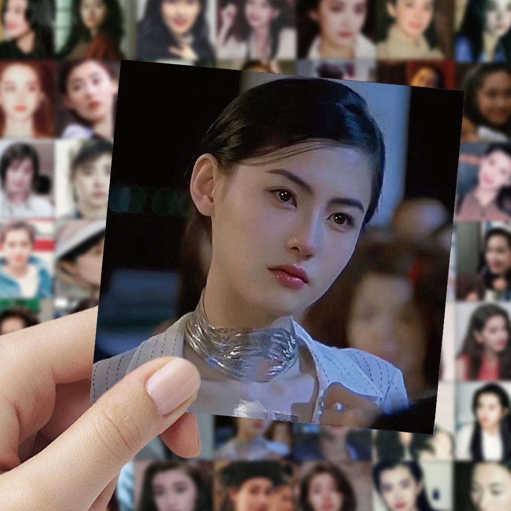 สติกเกอร์คอลเลกชันดาราหญิงสไตล์ฮ่องกง 186 ชิ้น Cecilia Cheung หน้าตาดี Chu Yin Reis Ka-hin สติกเกอร