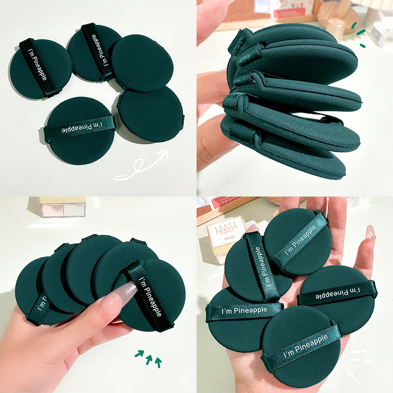 BOLUO Air Cushion แป้งพัฟพายไข่แดงพายสับปะรด Star Water Light Trilogy Trilogy แป้งพัฟเปียกและแห้ง