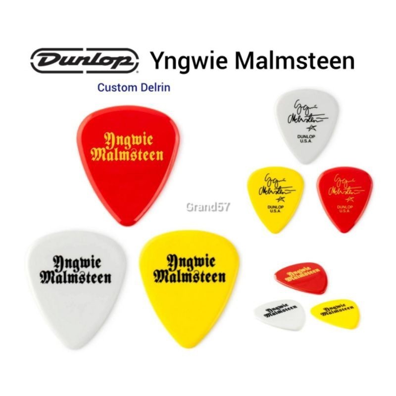 Dunlop Yngwie Malmsteen Custom Derlin Pick 1.5 1.14 2.0 mm