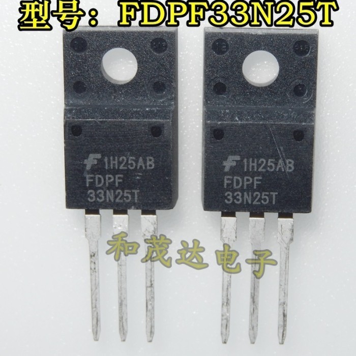 อะไหล่เครื่องมือ FDPF33N25T FDPF33N25 FDPF 33N25T 33N25 TO-220F 250V N-Ch MOSFET