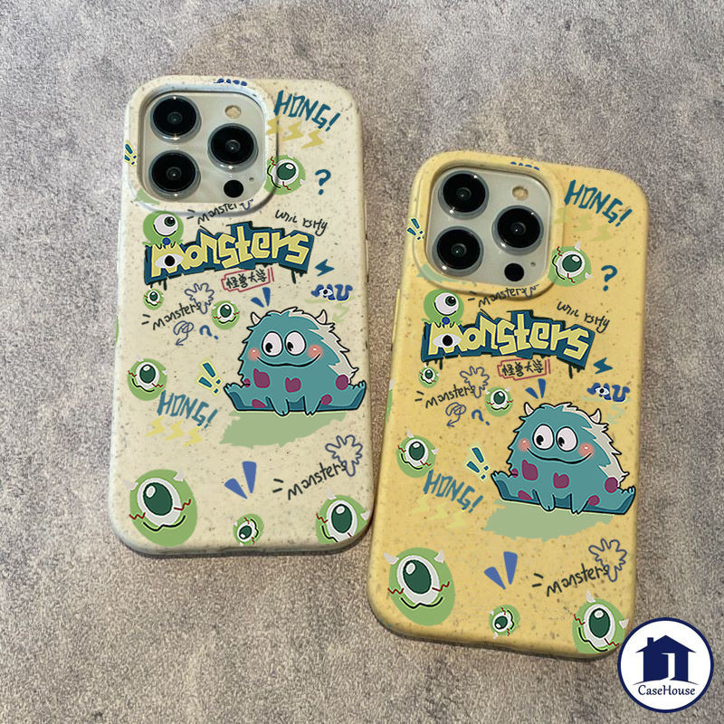 ส่งจากไทย น่ารัก สัตว์ประหลาด อ่อนนุ่ม กรณี เข้ากันได้สำหรับ iPhone 11 13 15 14 12 Pro MAX 7 8 6 6S Plus XR X XS MAX