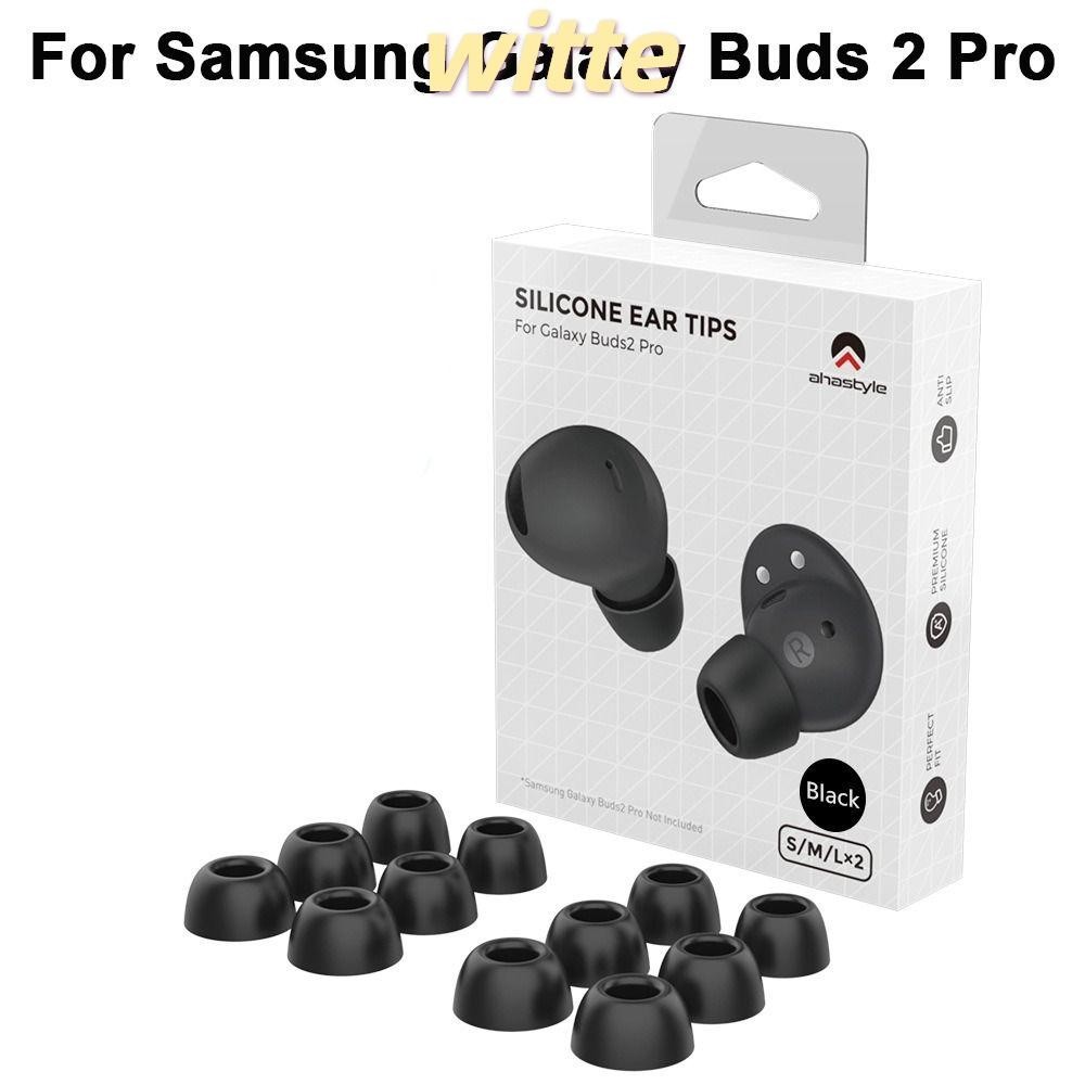 Witte จุกหูฟังซิลิโคน แบบเปลี่ยน อุปกรณ์เสริม สําหรับ Galaxy Buds 2 3 6 คู่