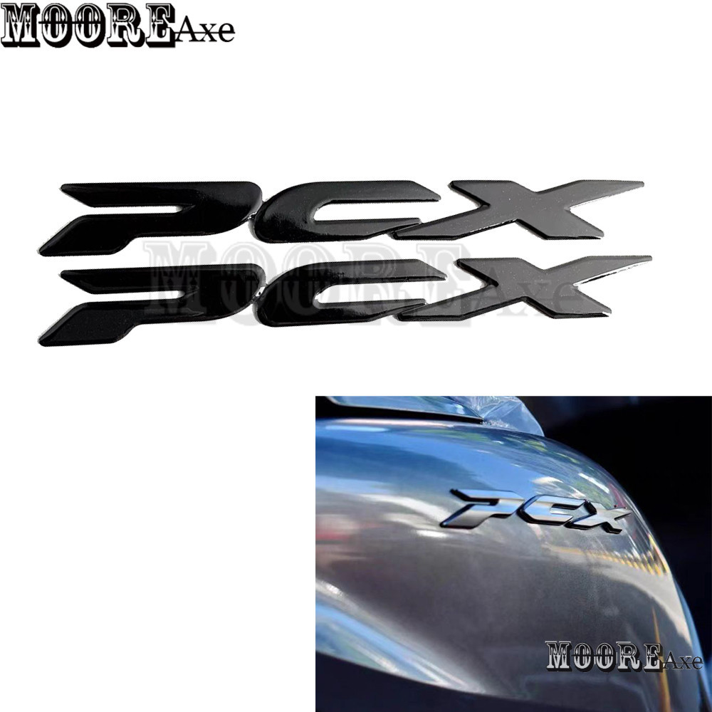 Mooreaxe สําหรับ Honda PCX 150 160 125 2022 2023 2024 ทั ้ งปีสัญลักษณ ์ หนึ ่ งคู ่ 3D สติกเกอร ์ อุปกรณ ์ เสริมรถจักรยานยนต ์ ตกแต ่ ง Protector รูปลอกสติกเกอร ์