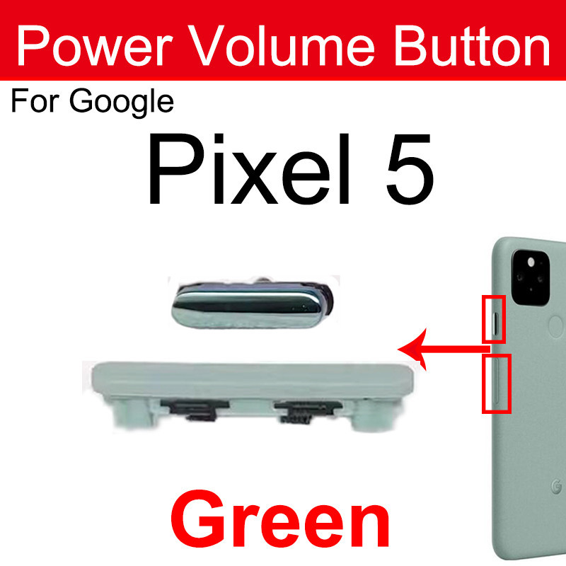 อะไหล่ปุ่มเปิดปิดเสียง ด้านข้าง สําหรับ Google Pixel 5 ราคา ถูกที่สุด ดีลบีเคเค แกลเลอรีภาพที่ 2
