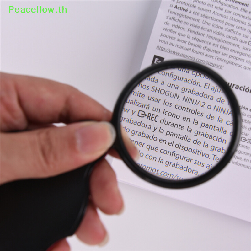 Peacellow Pop แว่นขยาย 10X เลนส์แว่นขยาย แบบพกพา ขนาดเล็ก A+ TH