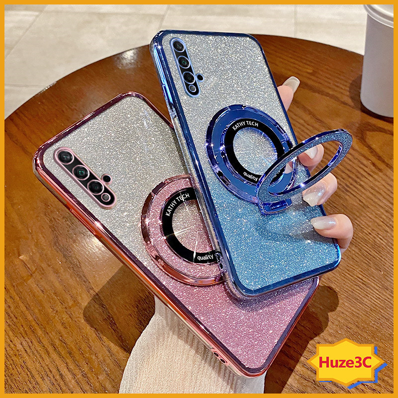 เคส Huawei Nova 5T Nova 7i Nova 8i Nova 3i เคสโทรศัพท์มือถือ แบบพับได้ พร้อมขาตั้ง สําหรับ ZJSF