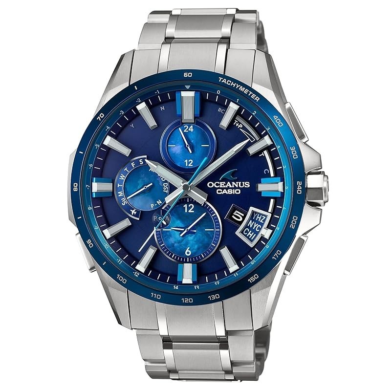 [ส่งตรงจากญี่ปุ่น】[Casio] Ocean Blue Ocw-G2000F-2Ajf นาฬิกาข้อมือ Gps พลังงานแสงอาทิตย์ สีเงิน สําหรับผู้ชาย
