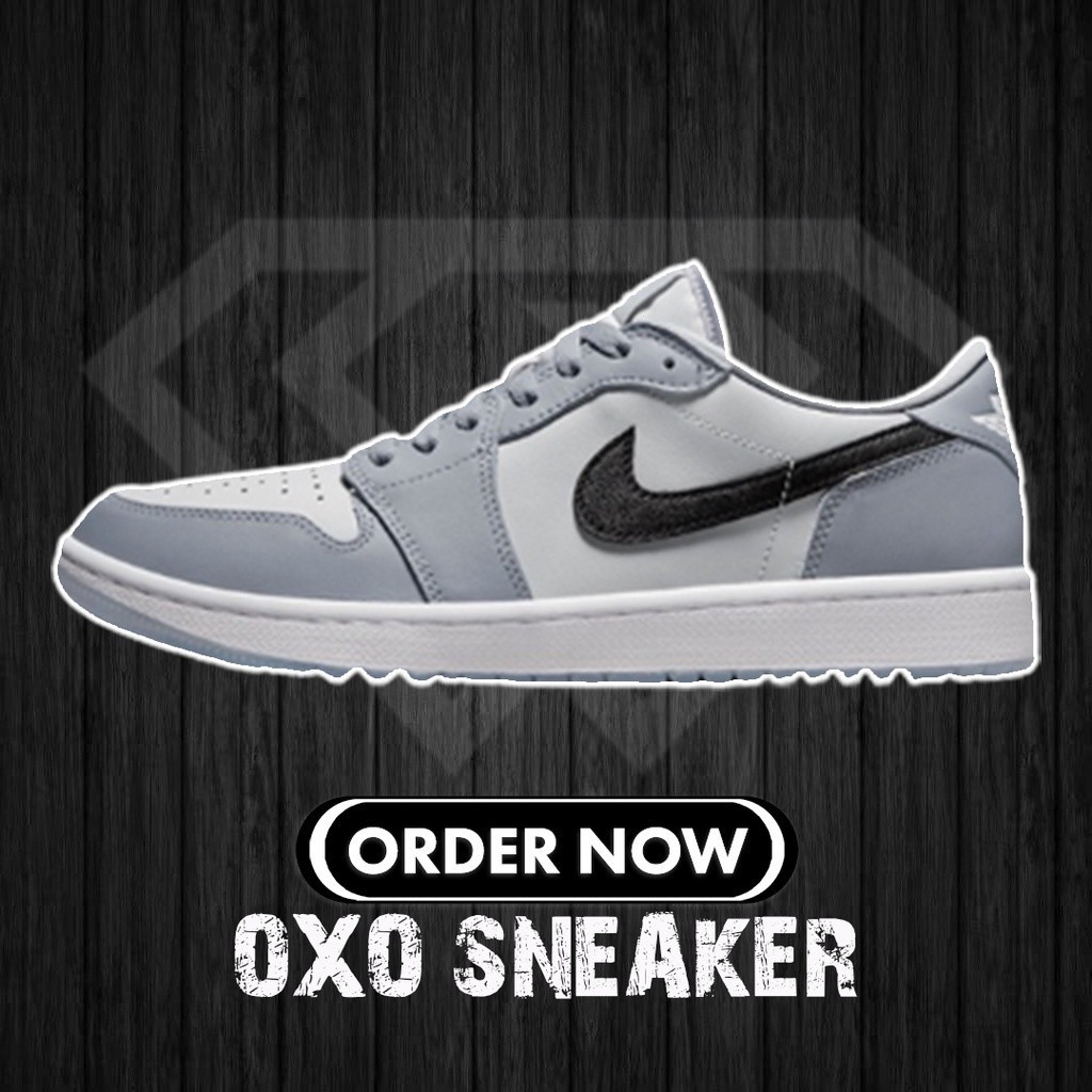 Nike Air Jordan 1 low golf wolf gray AJ1 wolf gray (original 100% quality) DD9315-002 Nike sneakers Women Men shoes shoe