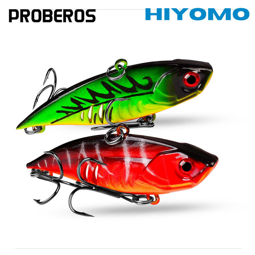 PROBEROS 1pcs การสั่นสะเทือน VIB Lure 11g 6.5 ซม.ประดิษฐ์ Hard เหยื่อหล่อตกปลา Lure Sinking เหยื่อปลอมน้ําเค็ม Fishing Tackle
