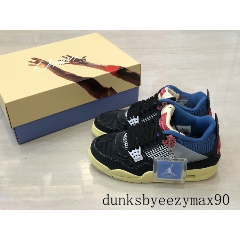 แอร์ a/j 4 x Union Off Noir 黑蓝 DC9533-001