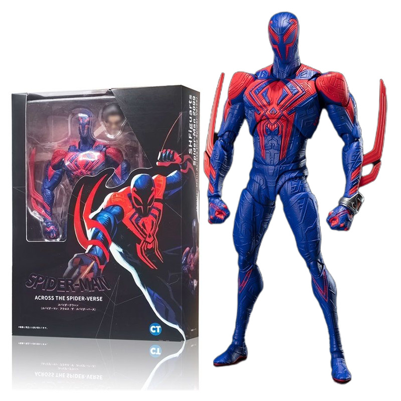 ตุ๊กตาฟิกเกอร์ Spider-Man Across The Spider-Verse Part One S.H.FIGUARTS Spider-Man 2099 Shf ของเล่นสําหรับเด็ก
