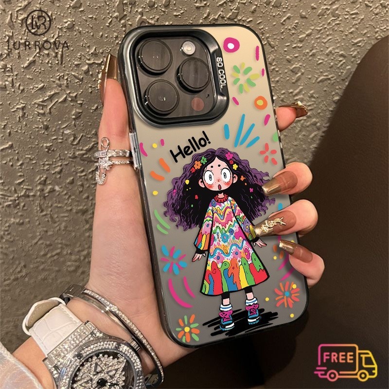 กรณีoppo Reno 13F 5GReno12 F 5G Reno 12 5G Reno11 F 5G Reno 11 5G Reno 10 Pro 5G Reno 8T 5G Reno 8T Reno 8Z Reno 7Z Reno 8Z Reno 8Z Reno 8 สาวการ์ตูนสาวน้อยกันกระแทกTPUเคสโทรศัพท์