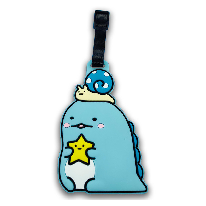 Sumikkogurashi ป้ายแท็กยาง PVC แบบนิ่ม สําหรับกระเป๋าเดินทาง
