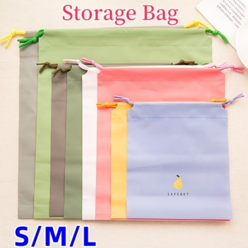 กระเป๋าหูรูด กันน้ํา แบบพกพา ลายการ์ตูน ขนาด S M L สําหรับใส่เสื้อผ้า รองเท้า เดินทาง ใช้ในครัวเรือน - รูปที่ 2