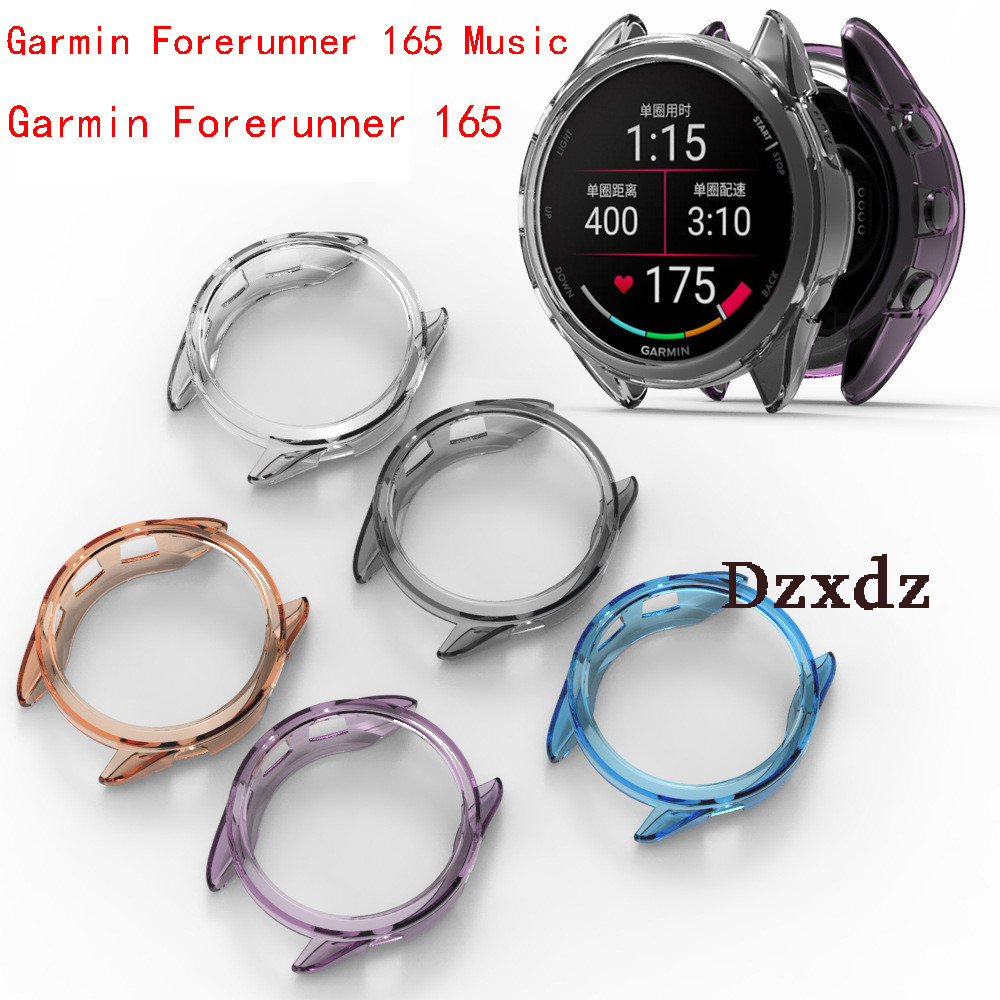 เคส Garmin Forerunner 55 165 case เคสนาฬิกาข้อมือ TPU ป้องกันรอย สําหรับ Garmin Forerunner 165 Music Smart Watch สมาร์ทวอทช์