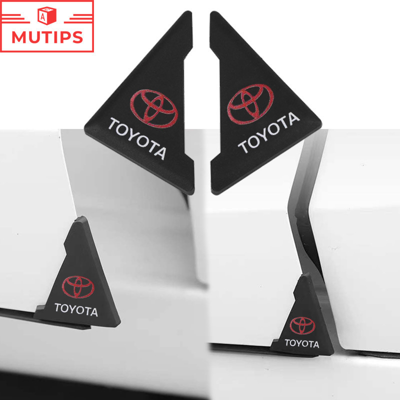Toyota ป้องกันขอบประตูรถยนต์ ป้องกันการชน สติกเกอร์ซิลิโคน Prius Fortuner Corolla Cross CHR Camry Wish Vios Veloz Estima Sienta Yaris Ativ Altis Sienta bZ4X Hiace Hilux Revo